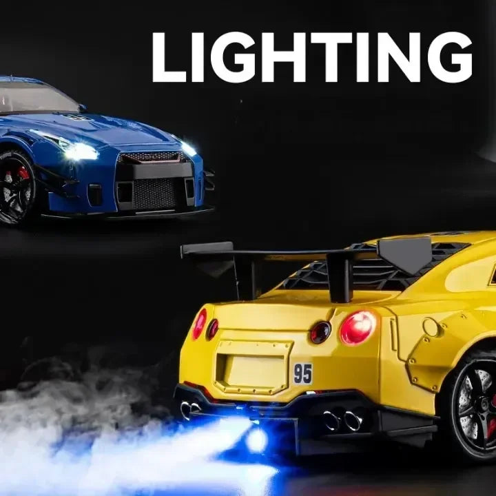 Realistic Sport Car Alarm Clock – LED Display & Engine Light Effects