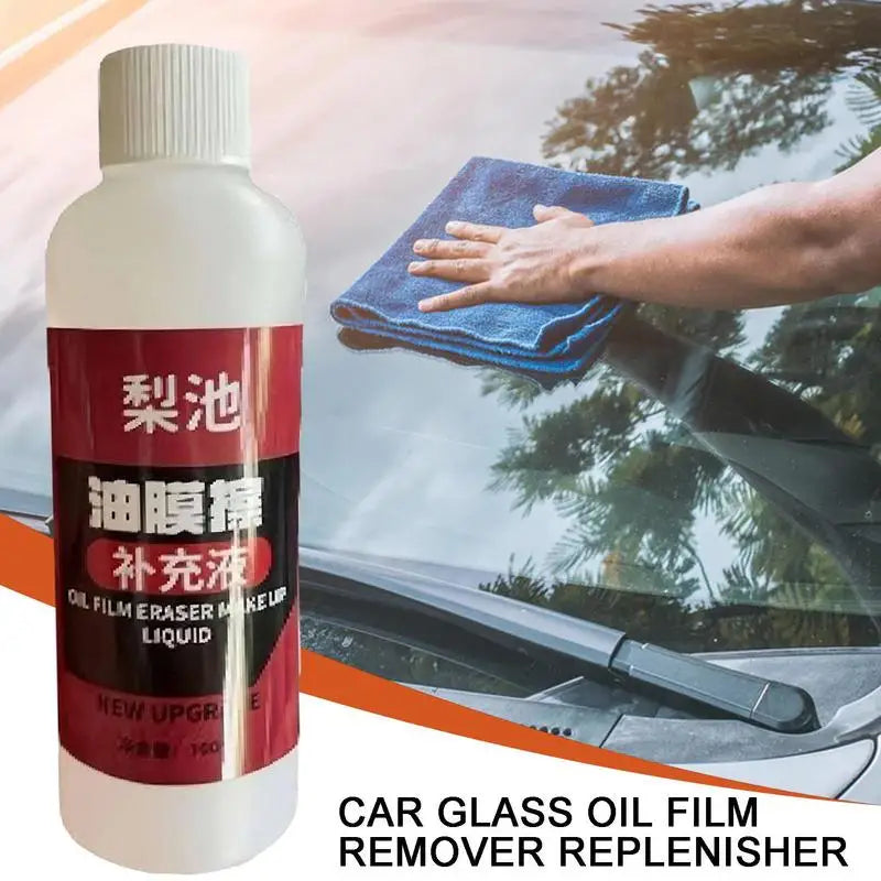Car Windshield Oil Film Remover – Glass Cleaner Liquid