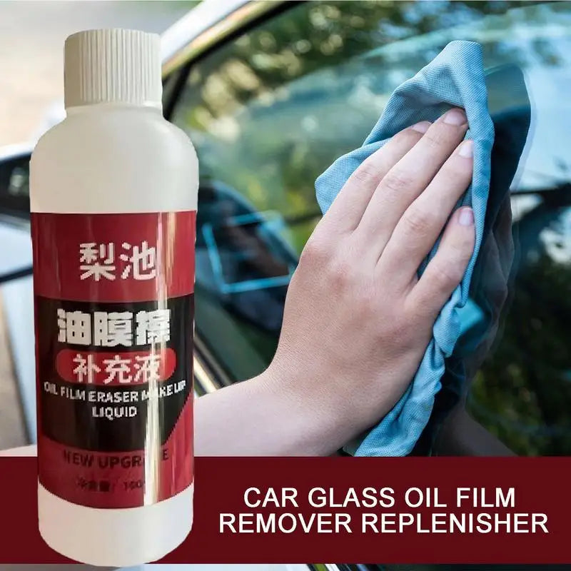 Car Windshield Oil Film Remover – Glass Cleaner Liquid