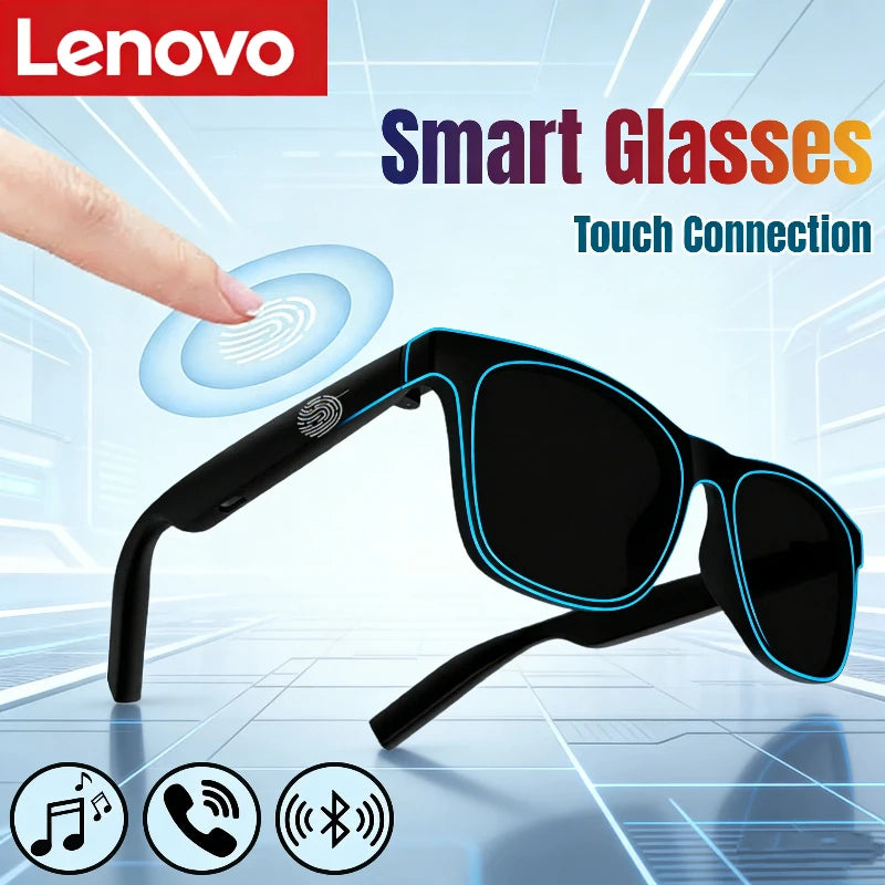 Smart Bluetooth Glasses – Camera, Voice Assistant & Touch Control
